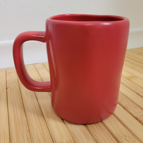 RAE DUNN -  Red mug " SANTA " - Picture 3 of 8